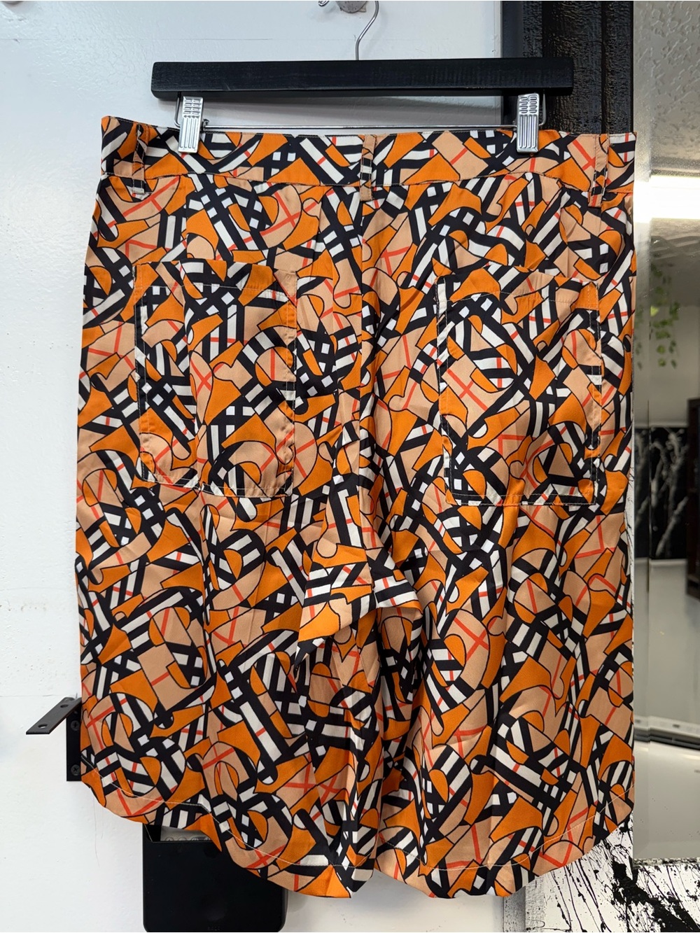 Burberry Mens multicolour Polyester designer shorts (1:1 Defect stitching) NWOT image 4